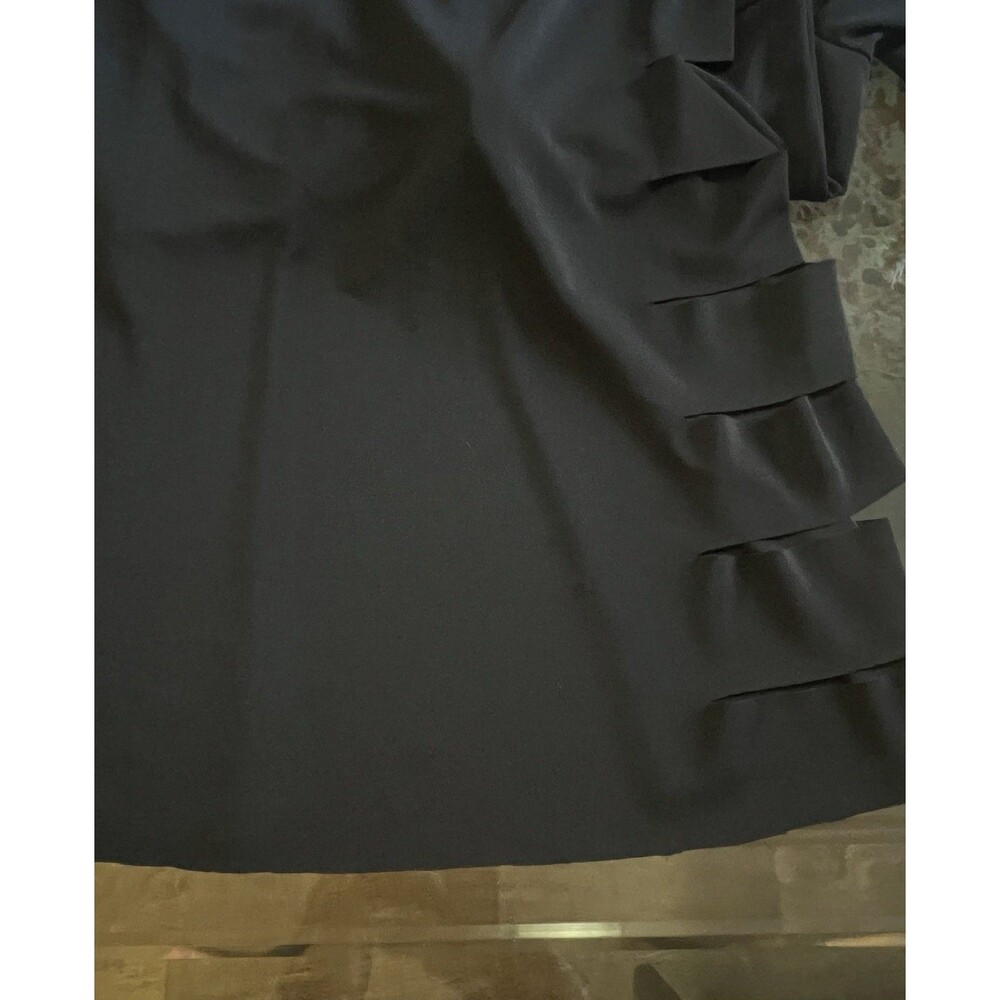 h:ours Yailin Maxi Dress Black Cutout Long Sleeve Slashed Sexy Revolve Sz M EUC - Picture 5 of 5